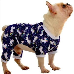 Unicorn dog pajamas